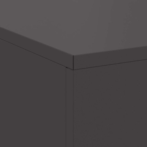 KOMINEK CZARNY 100X100X30CM STAL