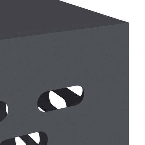 POKRYWA DO KLIMATYZATORA ANTRACYT 110X50X80CM STAL