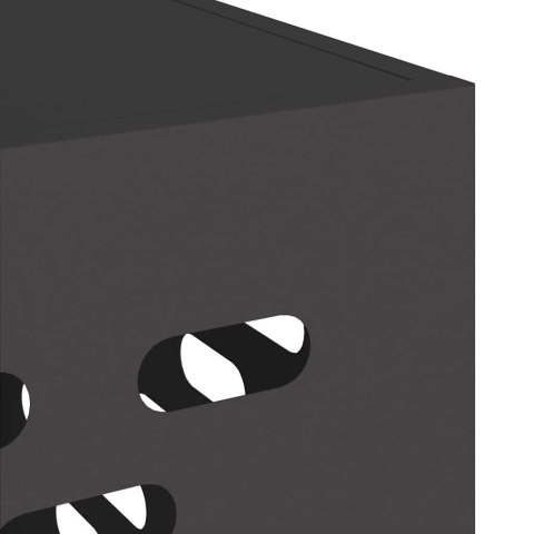 POKRYWA DO KLIMATYZATORA CZARNY 110X50X80CM STAL