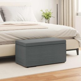 HALKA CIEMNOSZARY 81X 41X 40CM TKANINA I DREWNO INŻYNIERYJNE