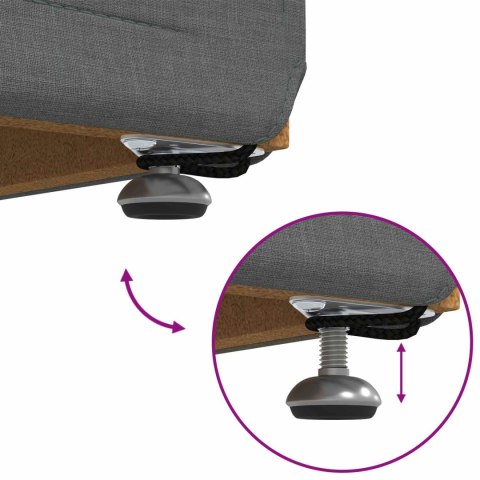 ŁAWKA CIEMNOSZARY 81X41X40CM TKANINA I DREWNO INŻYNIERYJNE