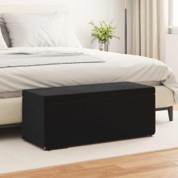 HALKA CZARNY 101X 41X 40CM WELUR I DREWNO INŻYNIERYJNE