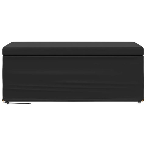 ŁAWKA CZARNY SKÓRA EKOLOGICZNA I DREWNO INŻYNIERYJNE