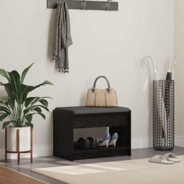 ŁAWKA W PRZEDPOKOJU Z PODUSZKĄ CZARNY DĄB 63X38X45CM