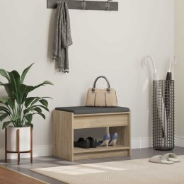 ŁAWKA W PRZEDPOKOJU Z PODUSZKĄ DĄB SONOMA 63X38X45CM