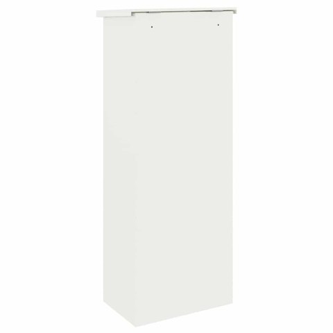 SKRZYNKA NA PRZESYŁKI Z BLOKADĄ BIAŁY 44,5X29X110,5CM STAL