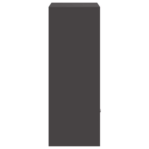 SKRZYNKA NA PRZESYŁKI Z DRZWIAMI CZARNY 41X38X103CM STAL