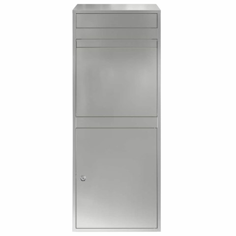 SKRZYNKA NA PACZKI STALOWA WOLNOSTOJĄCA 41X38X103 CM ZAMYKANA WRZUTOWA