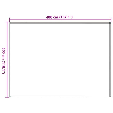 DYWAN NAMIOTOWY 300X400CM ANTRACYTOWY