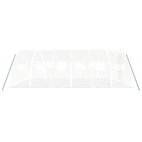 SZKLARNIA ZE STALOWĄ RAMĄ BIAŁA 24M² 6X4X2M