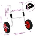 WÓZEK DO TRANSPORTU KAJAKA 90KG ALUMINIOWY
