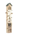 DOMEK DLA OWADÓW HOTEL DLA PSZCZÓŁ MURAREK 150CM WOLNOSTOJĄCY SŁUPEK JODŁA