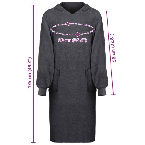 BLUZA-KOC KINN ANTRACYTXL BAWEŁNA