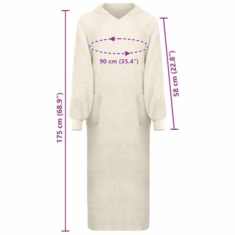 BLUZA-KOC KINN KREMOWYXXL BAWEŁNA