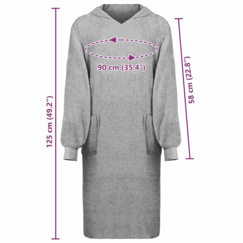 BLUZA-KOC KINN SZARYXL BAWEŁNA