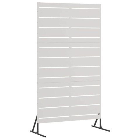 EKRAN PRYWATNOŚCI SZARY 100X50X180CM STAL