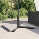 Obciążniki do parasoli 2 szt. szare granitowe trójkątne 14 kg