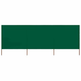 PARAWAN 3-SKRZYDŁOWY Z TKANINY 400X80CM ZIELONY
