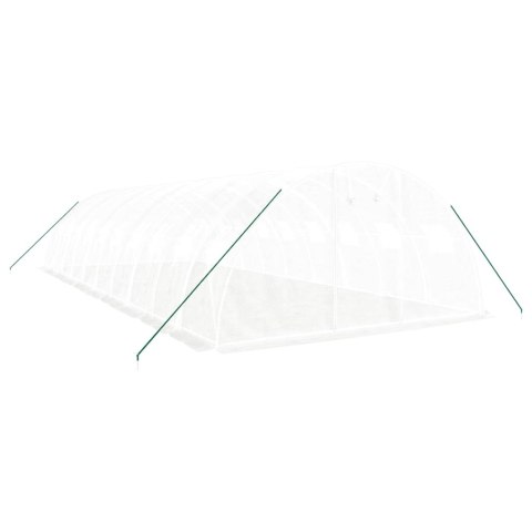 SZKLARNIA ZE STALOWĄ RAMĄ BIAŁA 40M² 10X4X2 M