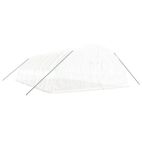 SZKLARNIA ZE STALOWĄ RAMĄ BIAŁA 60M² 10X6X2,85 M