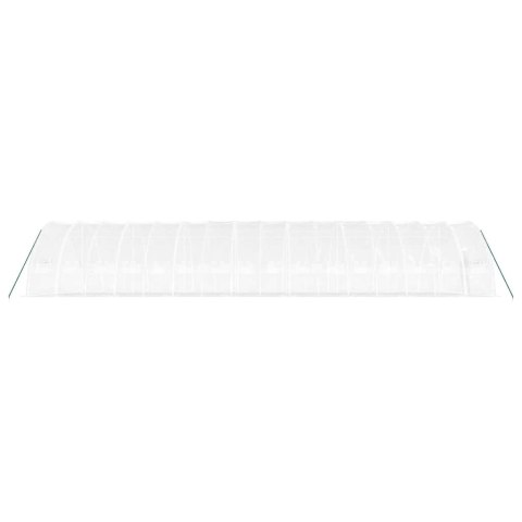 SZKLARNIA ZE STALOWĄ RAMĄ BIAŁA 96M² 16X6X2,85 M