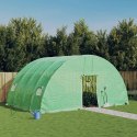SZKLARNIA ZE STALOWĄ RAMĄ ZIELONA 24M² 6X4X2,85M