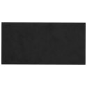 WEJŚCIOWY ZAGŁÓWEK 12 EL. CZARNY 60X 30CM AKSAMIT