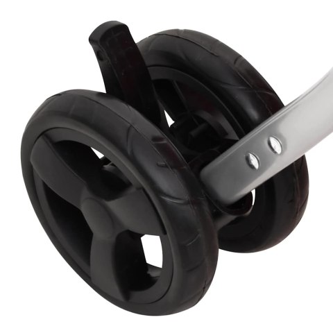 DWUPIĘTROWY SKŁADANY WÓZEK DLA PSA ZIELONY 83X48X97CM