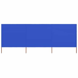 PARAWAN 3-SKRZYDŁOWY Z TKANINY 400X120CM BŁĘKIT LAZUR