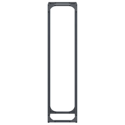 STOJAK NA DREWNO OPAŁOWE ANTRACYT 25X25X100CM