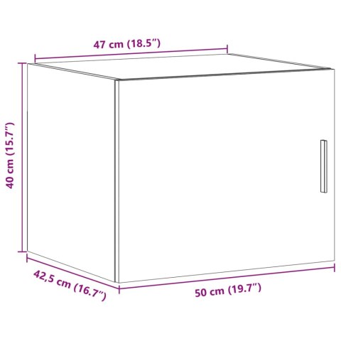 SZAFKA WISZĄCA BIAŁA 50X42,5X40CM