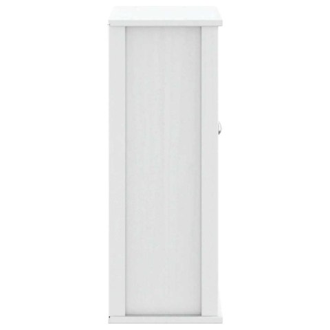 WISZĄCA SZAFKA ŁAZIENKOWA BERG BIAŁA 69,5X27X71,5CM DREWNO