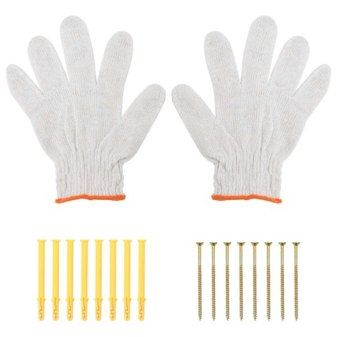 WSPORNIKI DO PÓŁEK 4 SZT. 30X2,5X15,5CM SREBRNA STAL