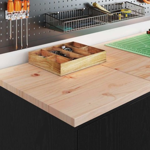 VidaXL Garażowe szafki 2 szt. Czarne drewno klejone