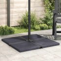 OBCIĄŻNIK DO PARASOLA GRANIT KWADRATOWY CZARNY 25 KG