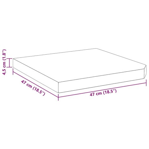 OBCIĄŻNIK DO PARASOLA GRANIT KWADRATOWY CZARNY 25 KG