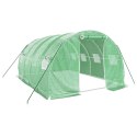 SZKLARNIA ZE STALOWĄ RAMĄ ZIELONA 12M² 4X3X2 M