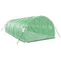 SZKLARNIA ZE STALOWĄ RAMĄ ZIELONA 24M² 8X3X2 M