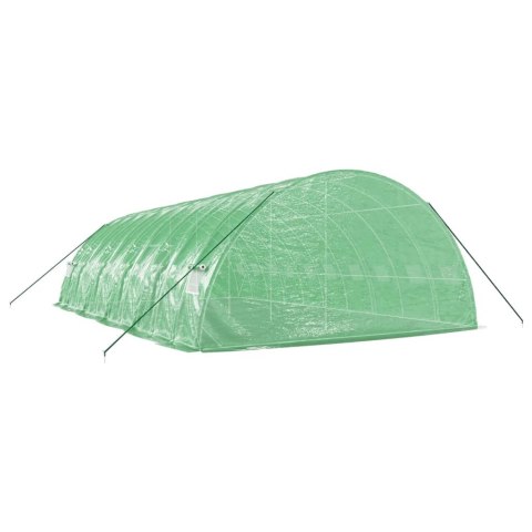 SZKLARNIA ZE STALOWĄ RAMĄ ZIELONA 60M² 10X6X2,85 M