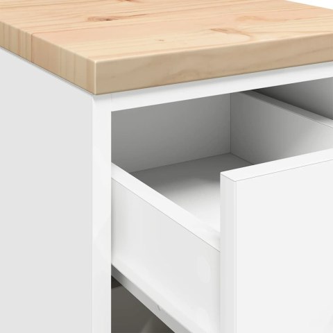 GARAŻOWA SZAFKA DO PRZECHOWYWANIA BIAŁA 30X51X85CM