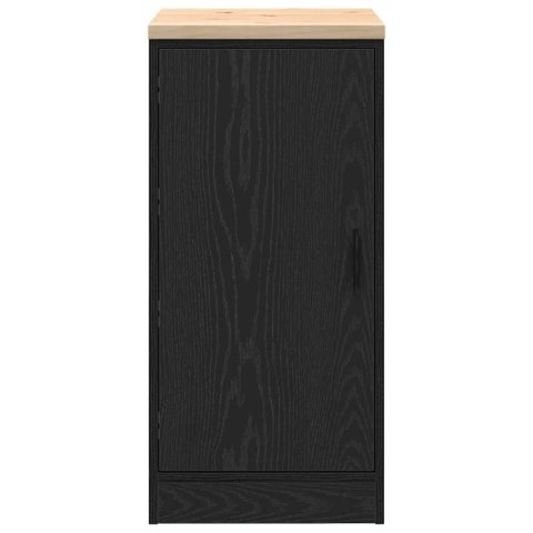 VidaXL Garażowa szafka do przechowywania Czarna 40x51x85 cm