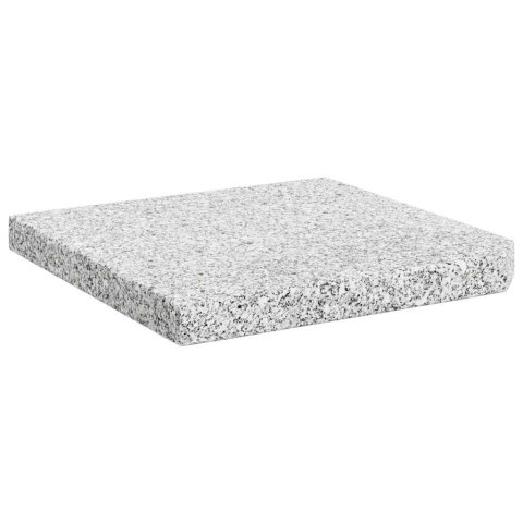 GRANITOWY OBCIĄŻNIK DO PARASOLA 25 KG KWADRATOWY SZARY