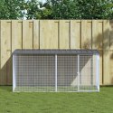 KLATKA DLA KURCZAKÓW Z DACHEM ANTRACYTOWA 203X98X90CM OCYNKOWANA STAL