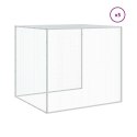 KLATKA DLA KURCZĄT Z DACHEM ANTRACYTOWA 603X98X90CM STAL