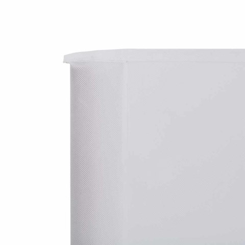 PARAWAN 5-SKRZYDŁOWY Z TKANINY 600X80CM PIASKOWY BIAŁY