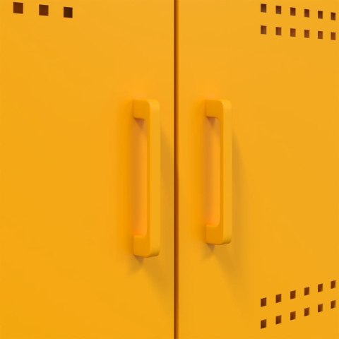 SZAFKA MUSZTARDOWA 100,5X39X79CM STAL