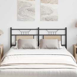 VidaXL Wymienne wezgłowie Sonoma Oak 140 cm Drewno i stal konstrukcyjna