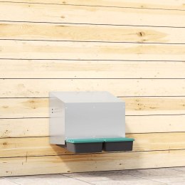 KURNIK 2-KOMOROWY MONTOWANY NA ŚCIANIE OCYNKOWANA STAL