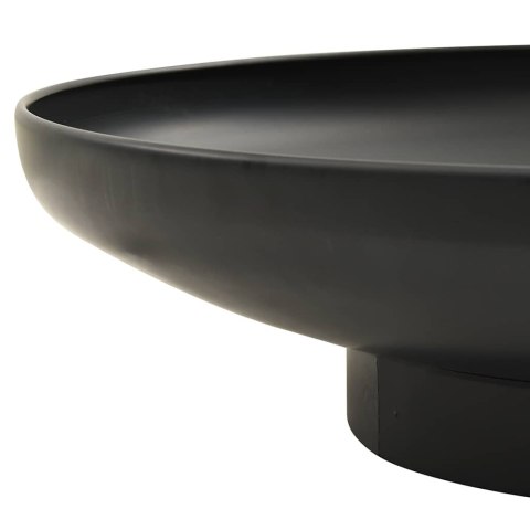 PALENISKO NA DREWNO CZARNE STALOWE 80 CM DO OGRODU I NA PATIO