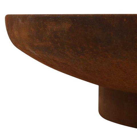 PALENISKO OGRODOWE Z STALI RUSTYKALNE 80 CM GRILL KOMINEK NA DREWNO